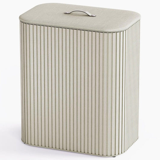 90L Laundry Separation Basket in Ecru